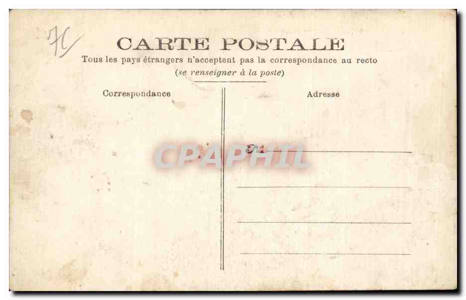 CPA Dieppe L'avant port  — Rückseite