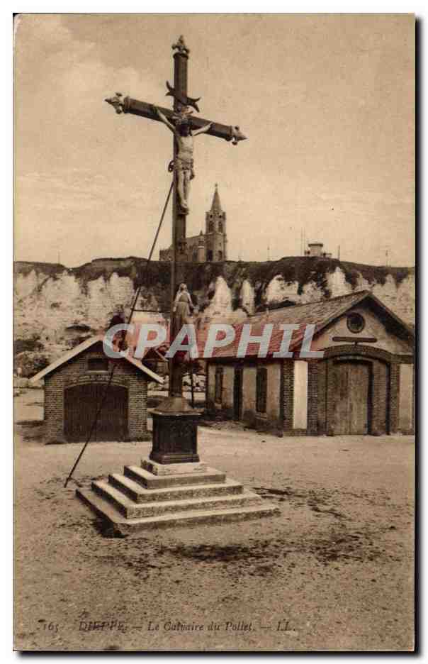 CPA Dieppe Le calvaire du Pollet