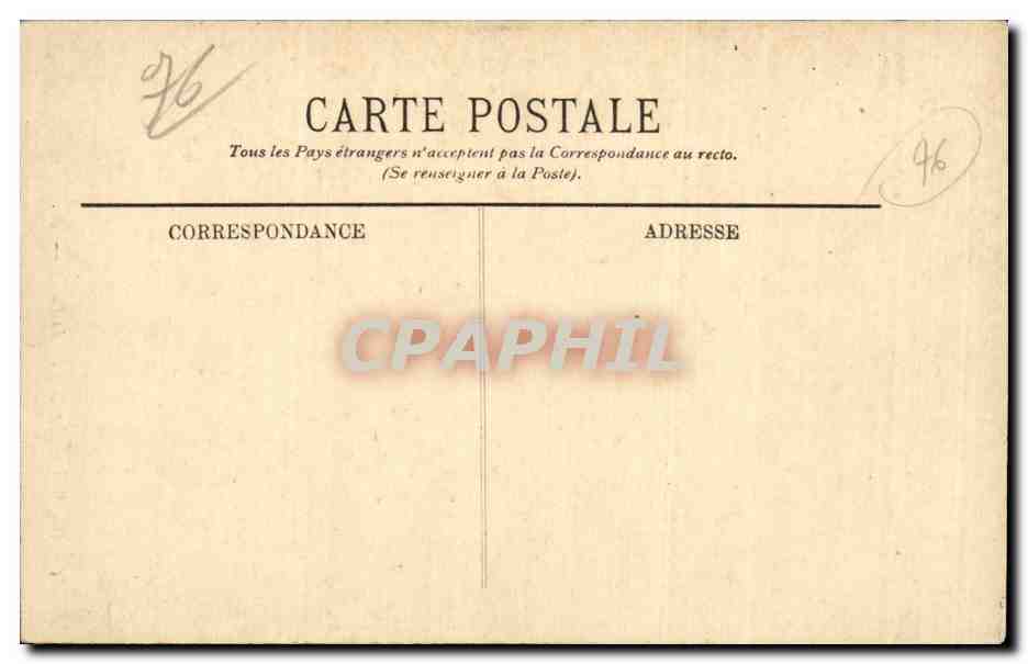 CPA Dieppe Le calvaire du Pollet — Rückseite