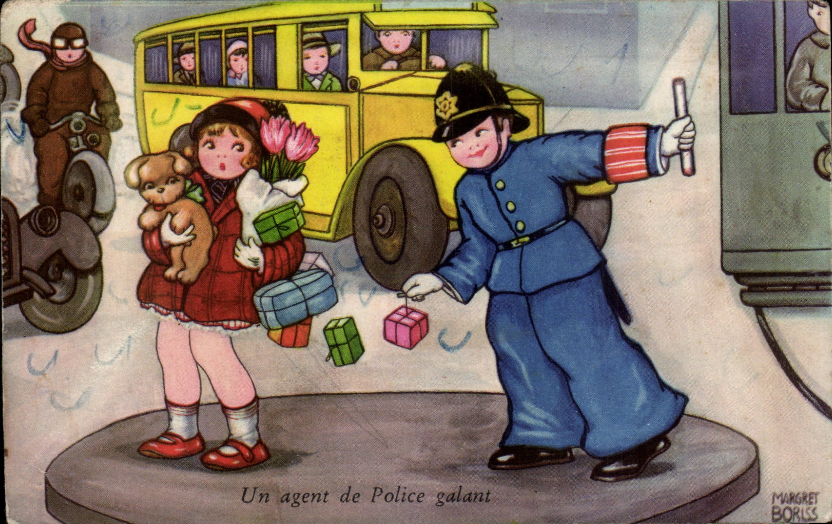 Un agent de Police galant — Margret Boriss