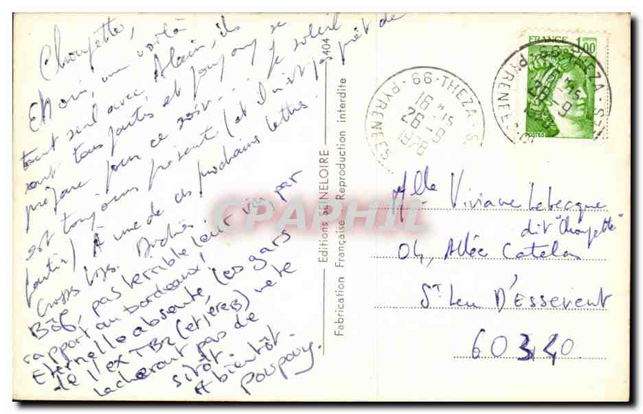 CPSM Fantaisie Humour Riky Donc celebrons la St Vincent  — Back