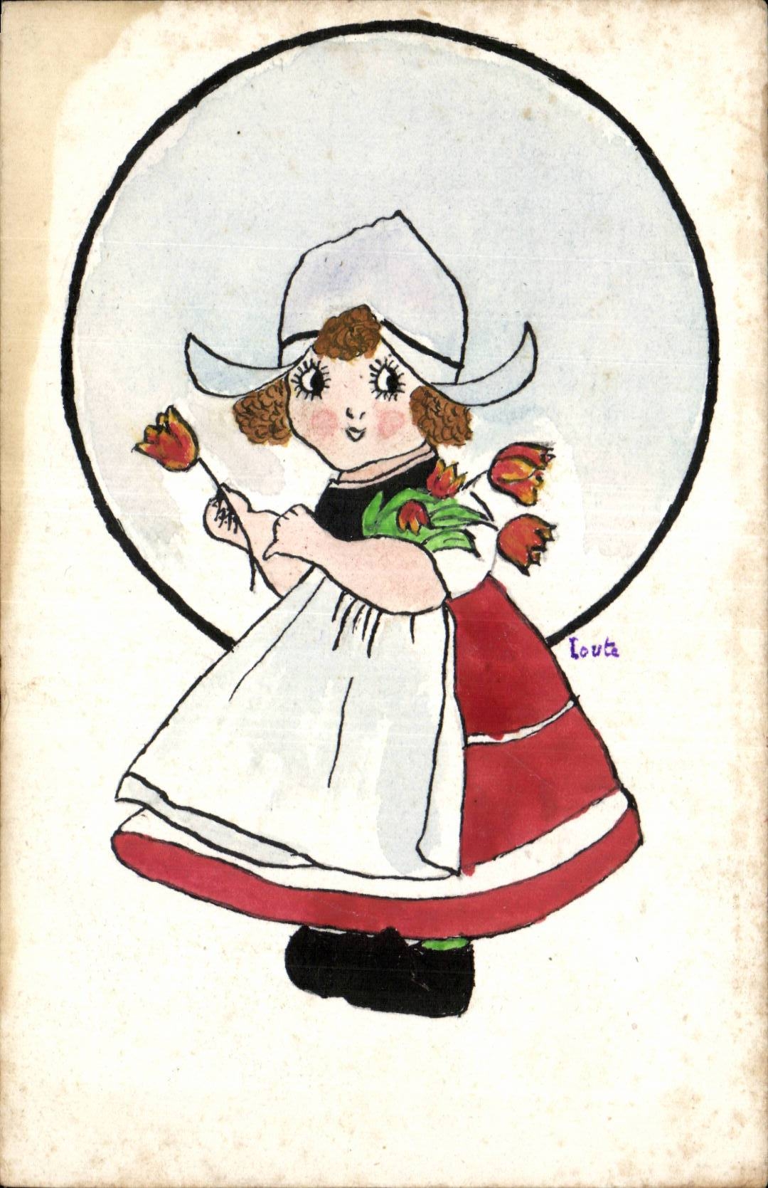 CPA Fantaisie Enfant Folklore 