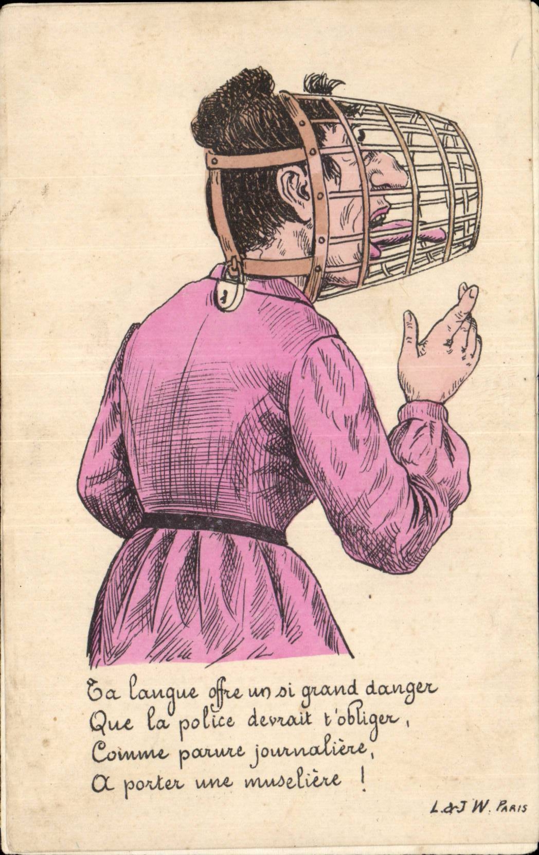 CPA Fantaisie Humour Illustrateur Femme