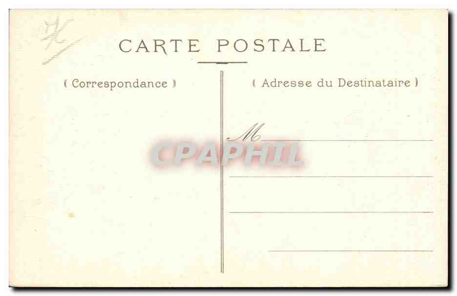 CPA Dieppe Le vieux chateau  — Rückseite