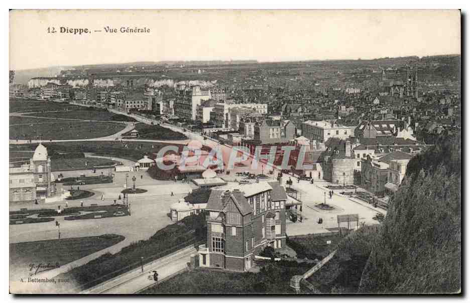 CPA Dieppe Vue generale