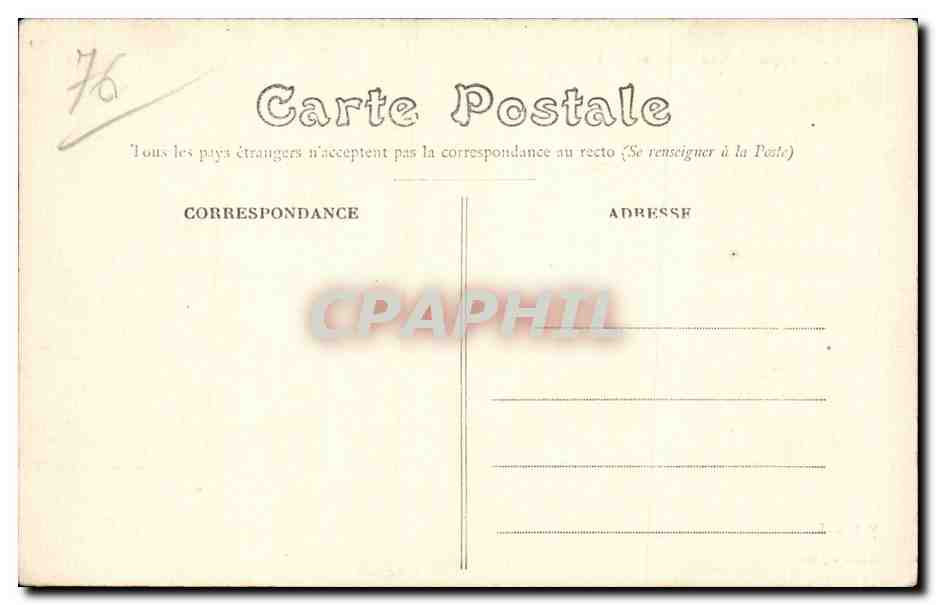 CPA Dieppe Vue generale — Rückseite