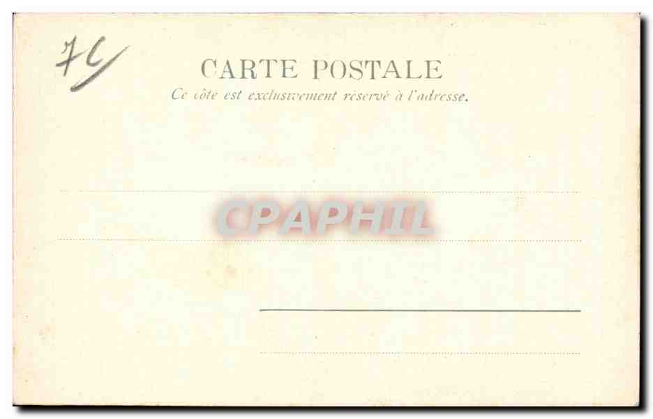 CPA Dieppe Chambre de commerce — Rückseite