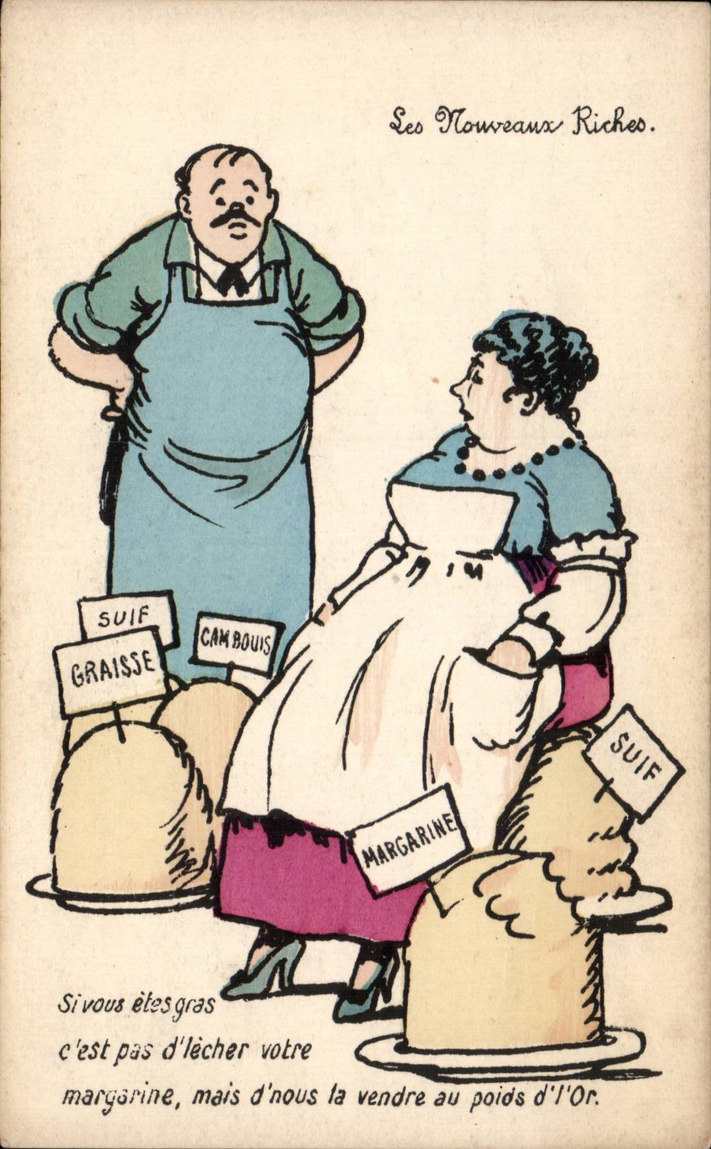 Les Nouveaux Riches — caricature satirique — éditeur HHI Paris