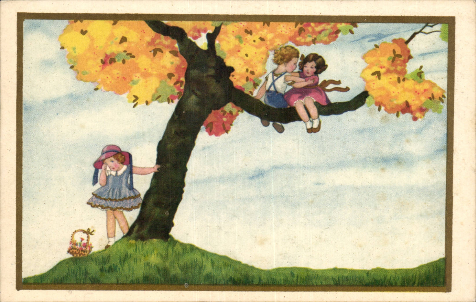 CPA Fantaisie Illustrateur Enfants