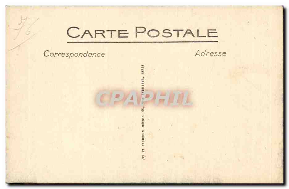 CPA Dieppe Depart de la malle anglaise Bateau — Rückseite