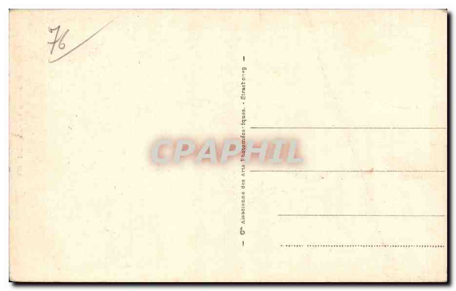 CPA Dieppe Le puits sale — Rückseite