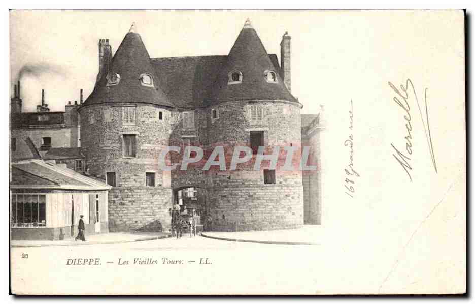 CPA Dieppe Les vieilles tours