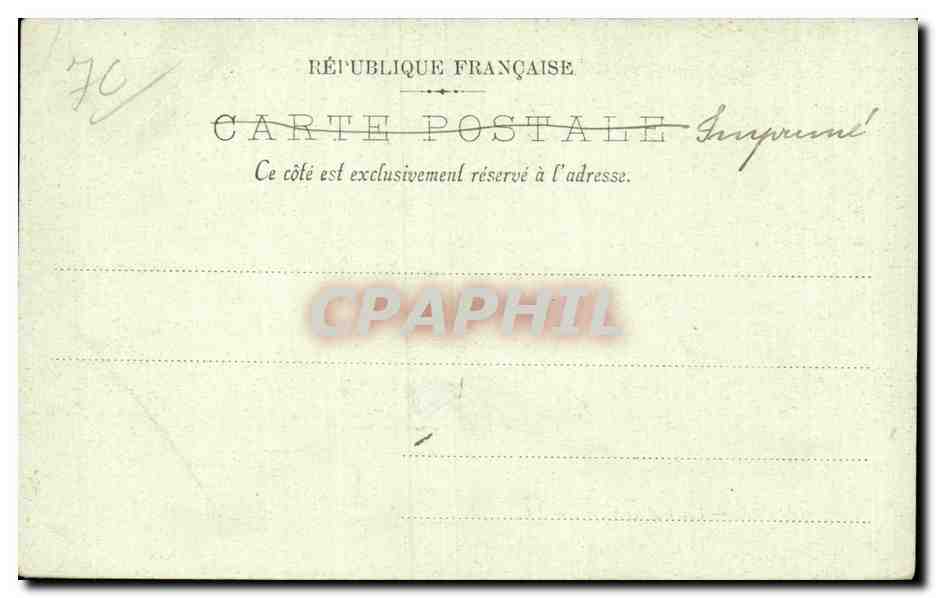 CPA Dieppe Les vieilles tours — Rückseite