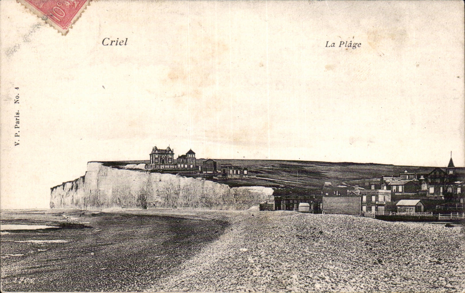 CPA Criel La plage