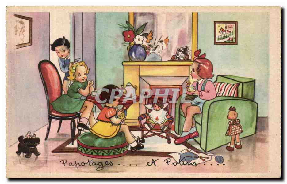 CPA Fantaisie Illustrateur Enfants 