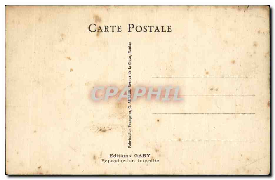 CPA Fantaisie Humour C'est la pleine lune ma p'tite ADele ! — Verso