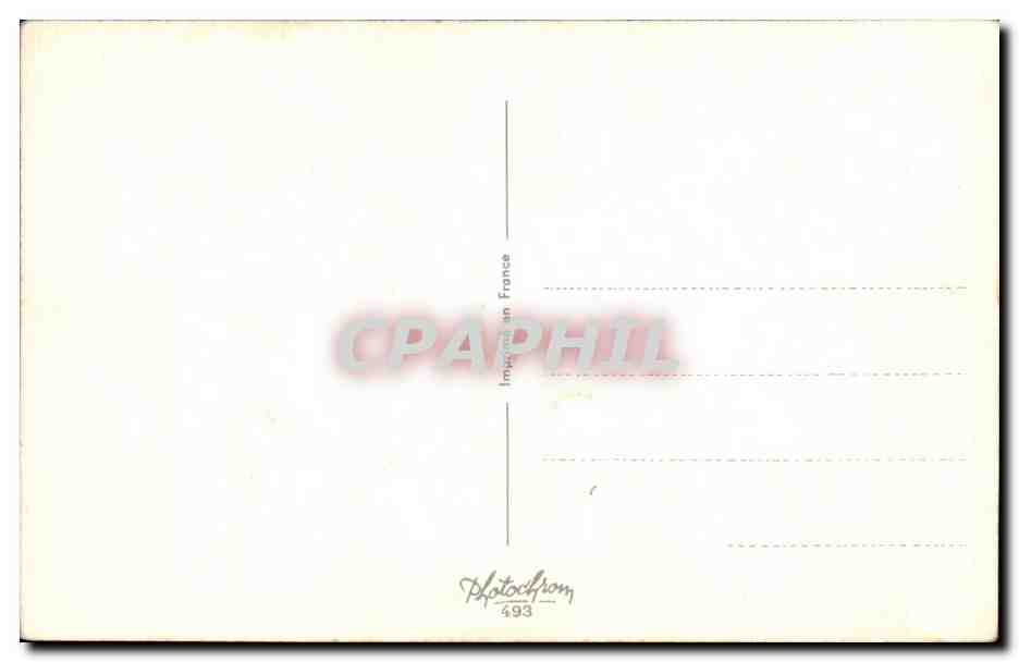 C'est gai! — Illustration de couple sur chaise longue gonflable — Photocrom, n°493 — Verso