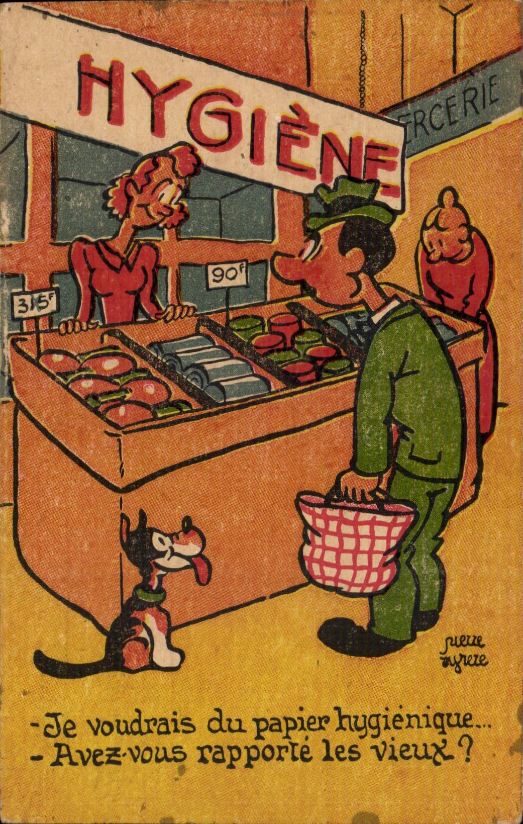Boutique d'hygiène — Sujet humoristique — Pierre Syrée