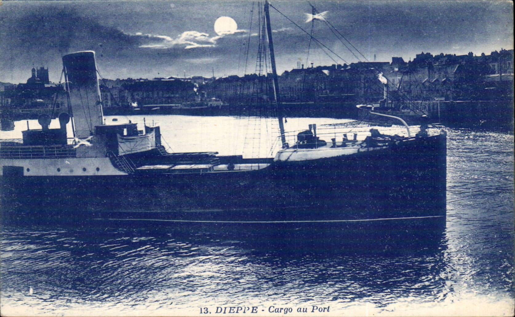 CPA Dieppe Cargo au port