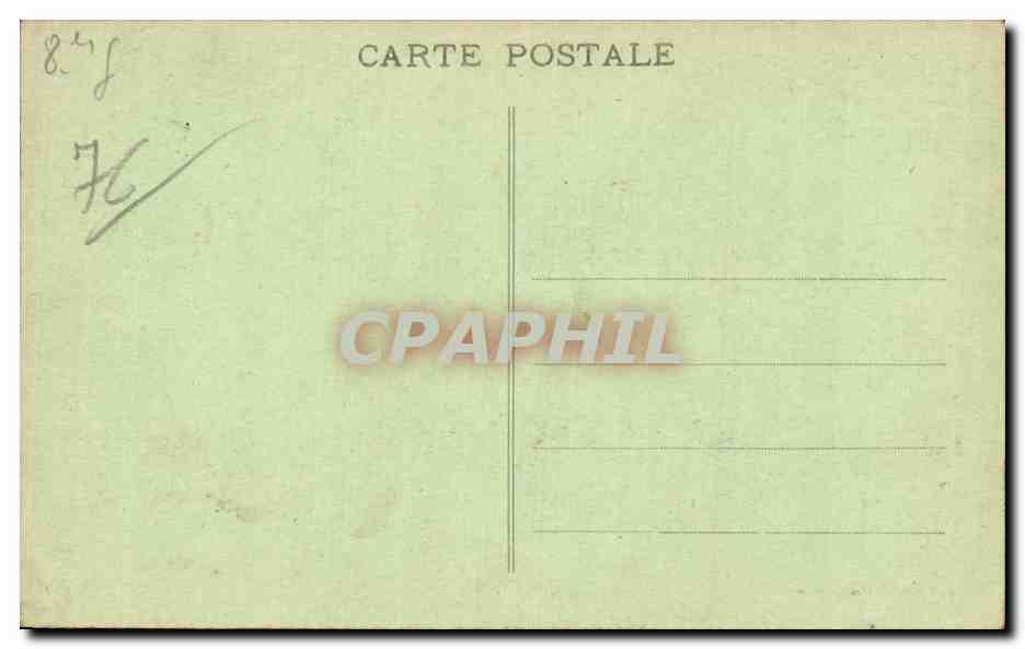 CPA Dieppe Vue generale de la plage — Verso
