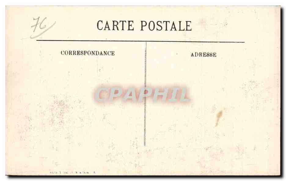 CPA Dieppe Entree du port — Verso