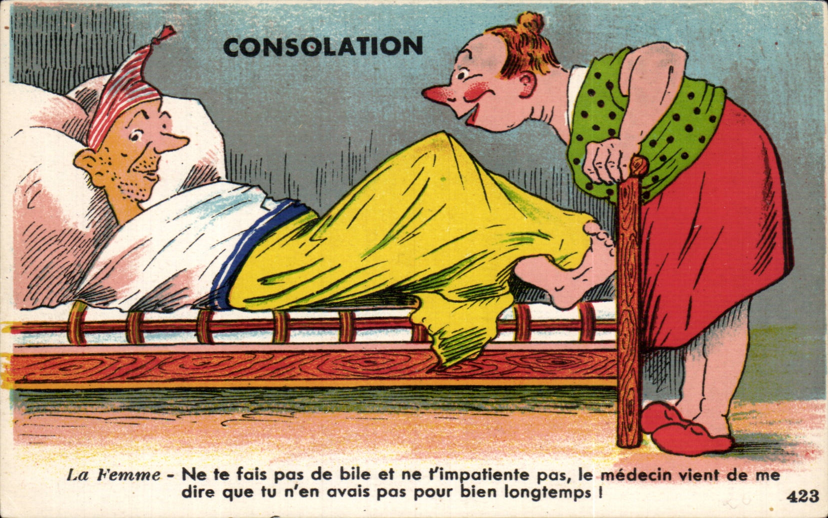 Consolation — scène de comédie — Éditions Gaby, n°423