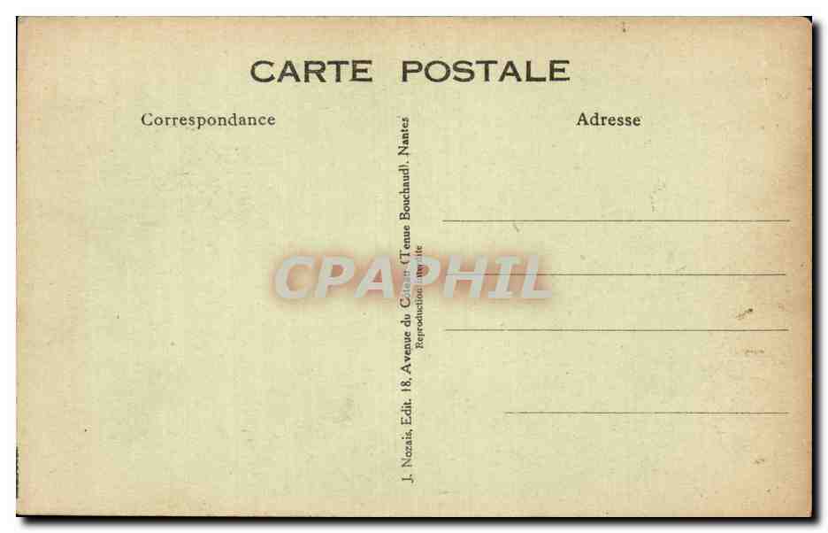 Les Litanies du Jeune Homme à Marier — J. Nozais, n°17 — Verso