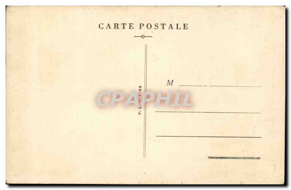 Deux joueurs à cartes — scène humoristique — J.B. n°19 — Verso