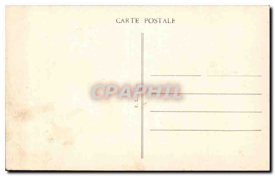 CPA Fantaisie Illustrateur Humour Ici Lombez Attention aux enfants Automobile  — Verso