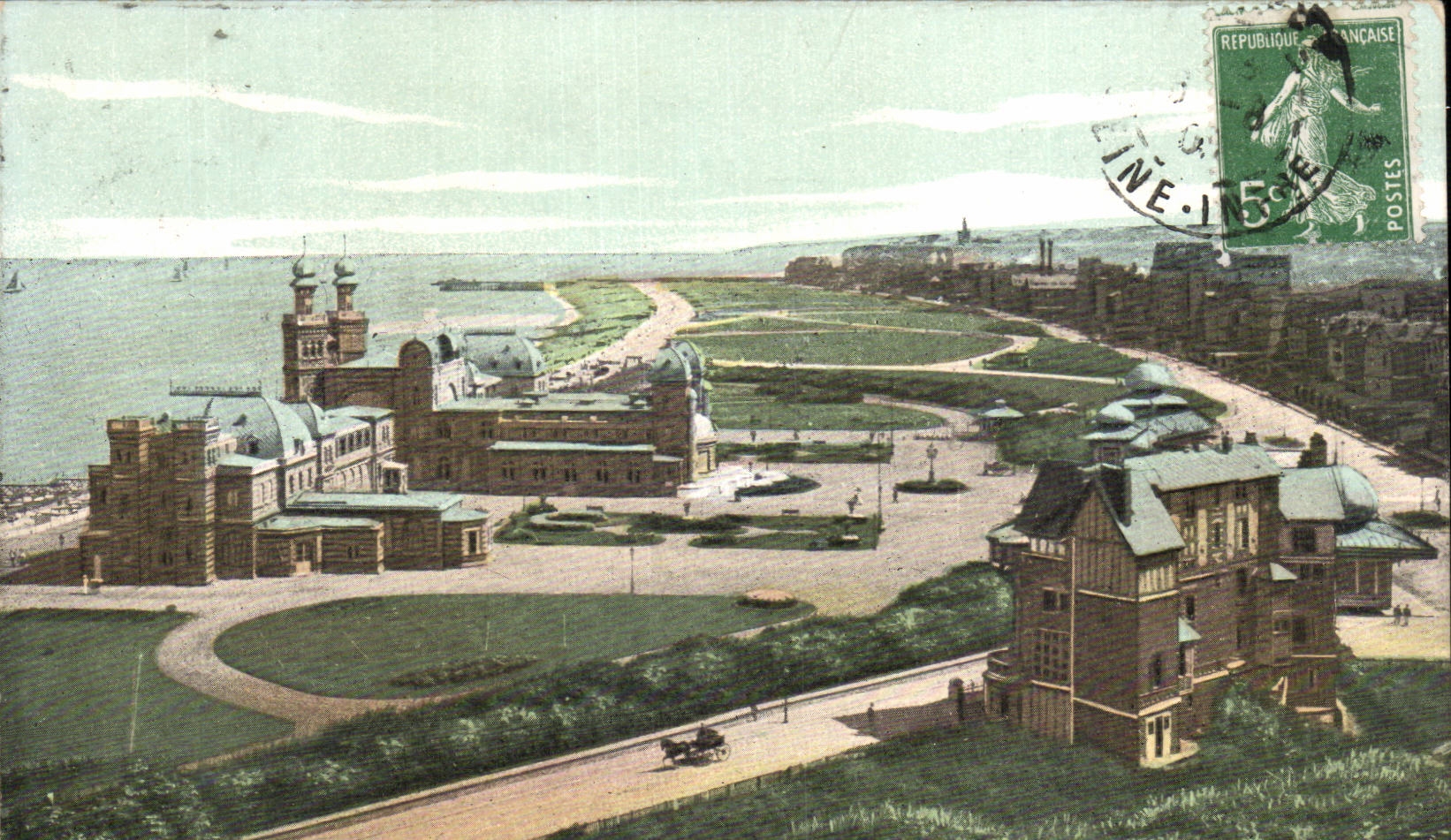 CPA Dieppe Vue panoramique prise du chateau