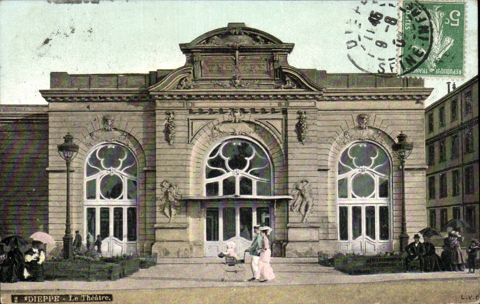 CPA Dieppe Le theatre