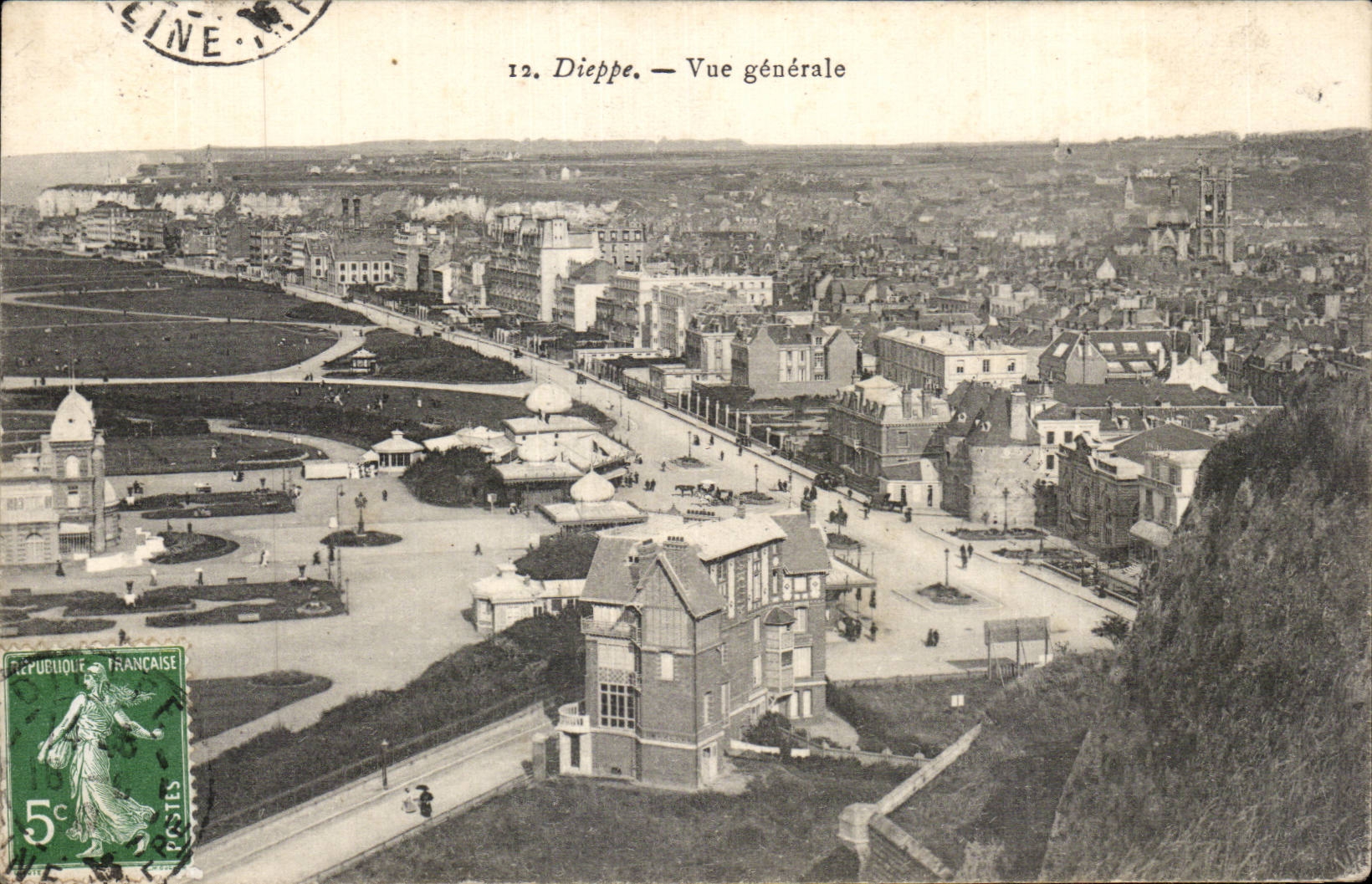 CPA Dieppe Vue generale