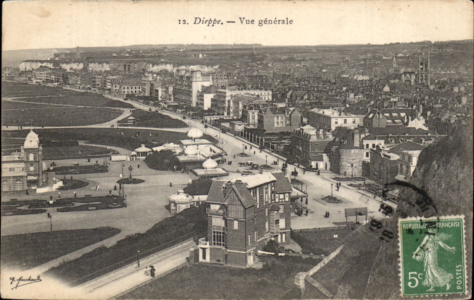 CPA Dieppe Vue generale
