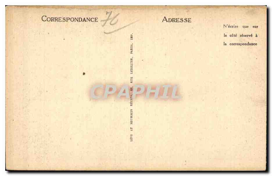 CPA Dieppe Vue generale — Rückseite