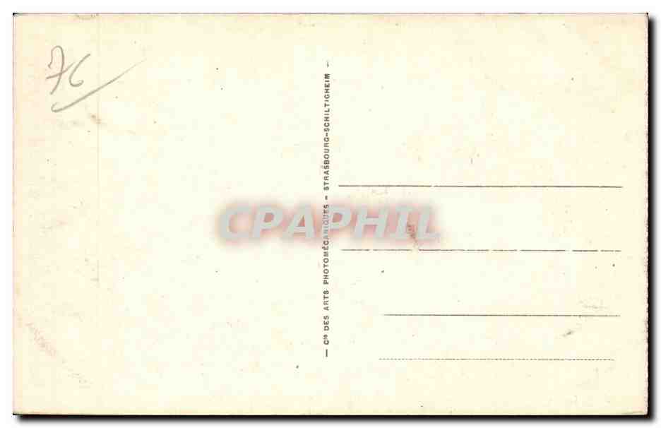 CPA Dieppe Boulevard maritime — Rückseite