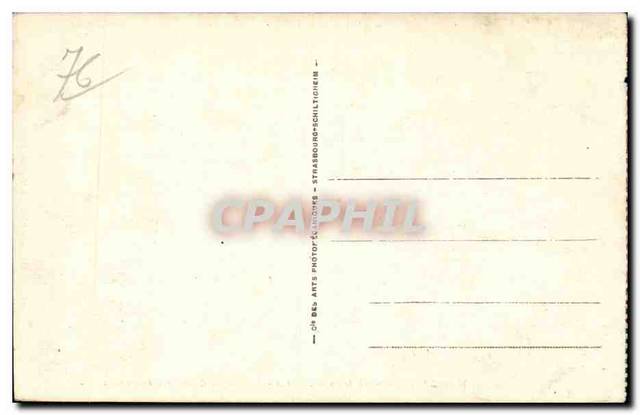 CPA Dieppe Vue generale des jetees Arrivee du courrier d'Angleterre — Verso