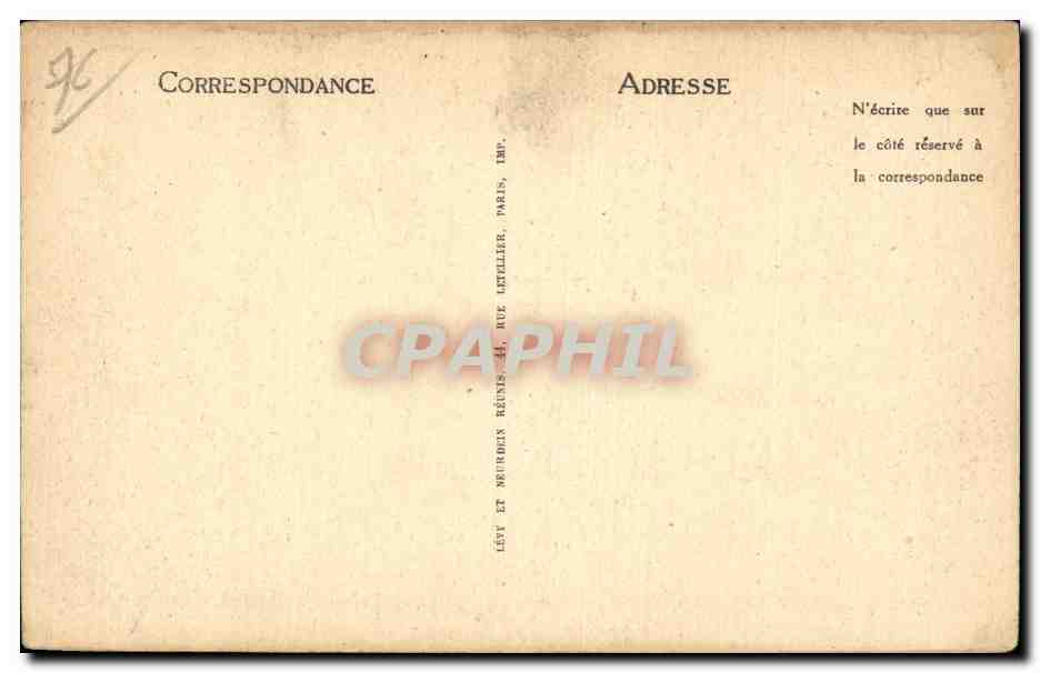 CPA Dieppe Vue generale — Rückseite