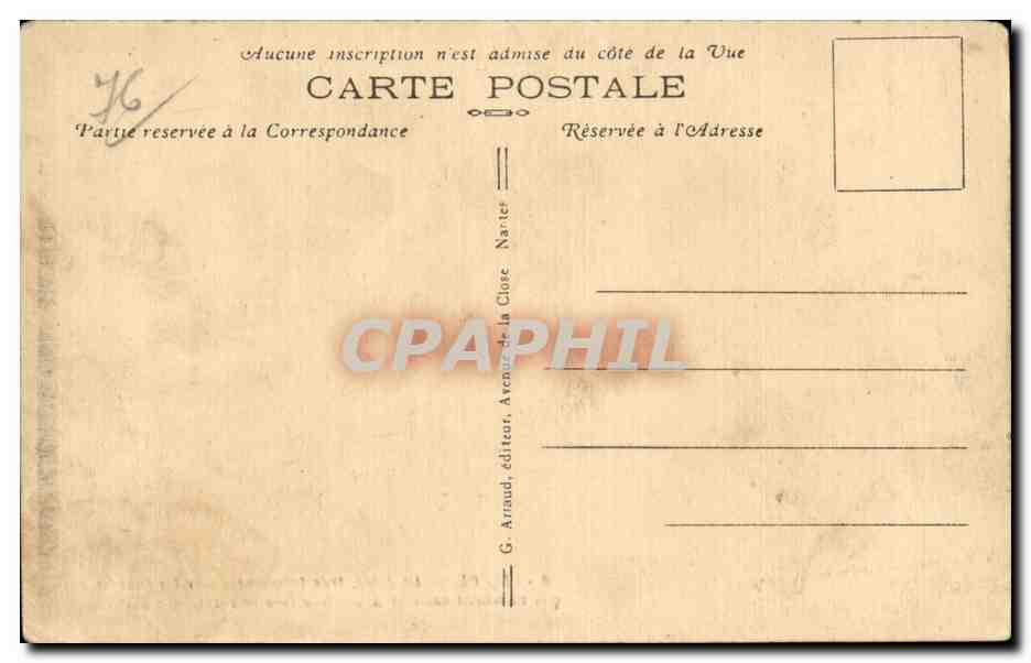 CPA Dieppe La jetee  — Rückseite
