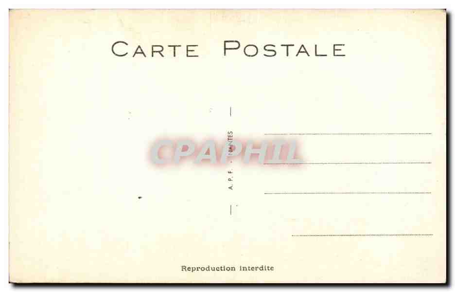 CPA Fantaisie Humour Femme forte  — Rückseite