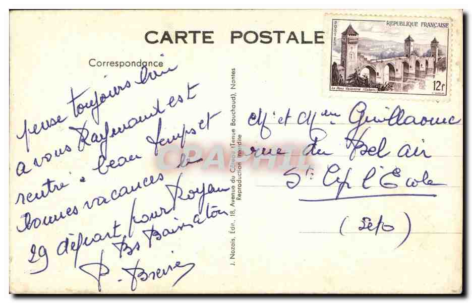 CPA Fantaisie Humour Femme forte les petits anes Donkey — Rückseite