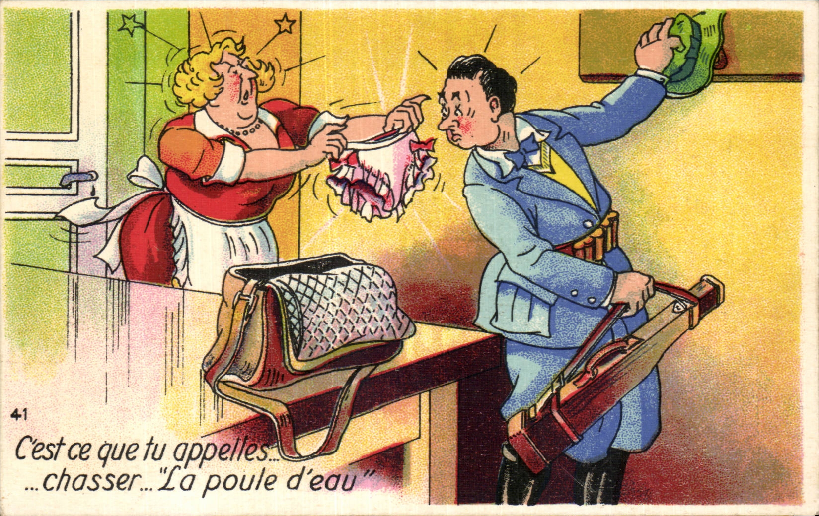 La poule d'eau — scène humoristique — série 41