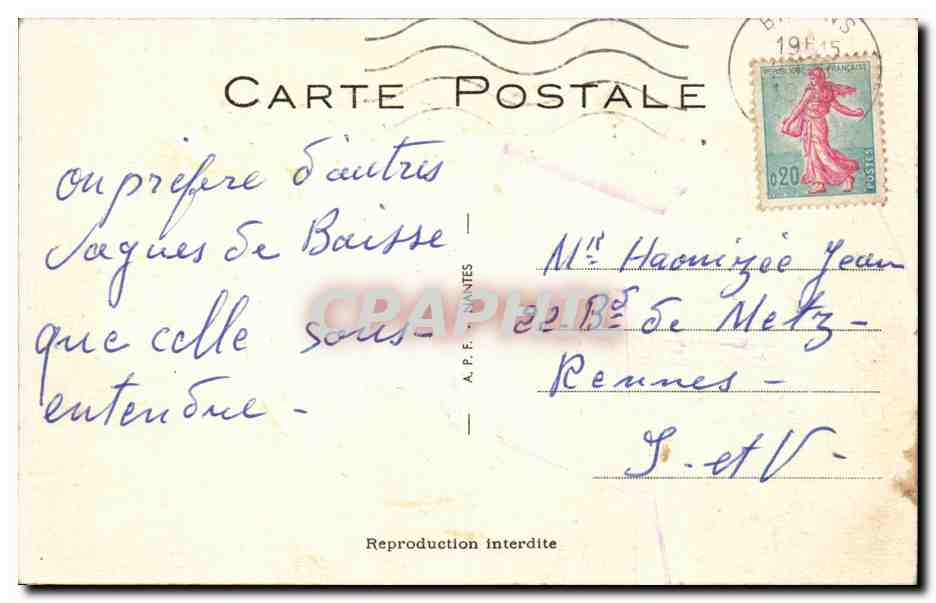 La Vague de Baisse — Série 8 — A.P.F. NANTES — Reverso