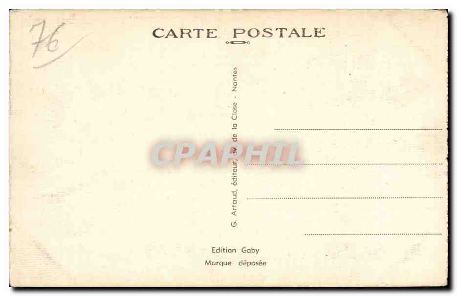Dieppe - Le Casino - CPA  — Verso