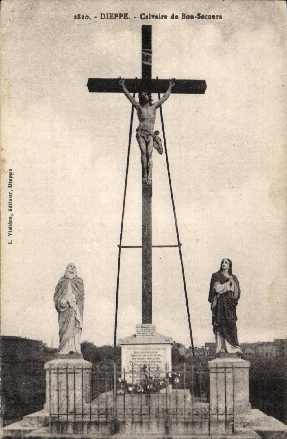 Dieppe - Calvaire de Bon Secours - CPA 