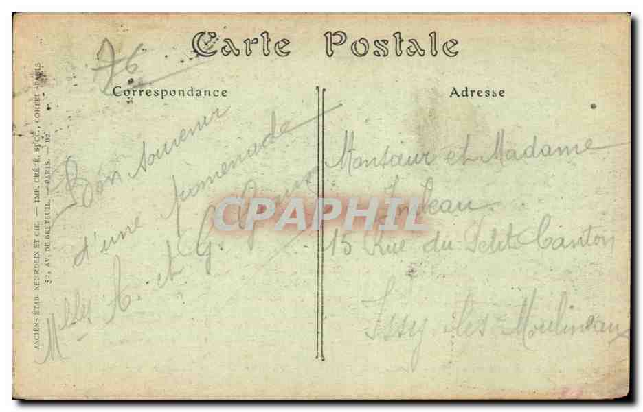 Dieppe - La Plage et le Boulevard Maritime - CPA  — Rückseite