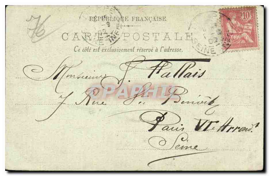 Dieppe - Ensemble du Casino - CPA  — Rückseite