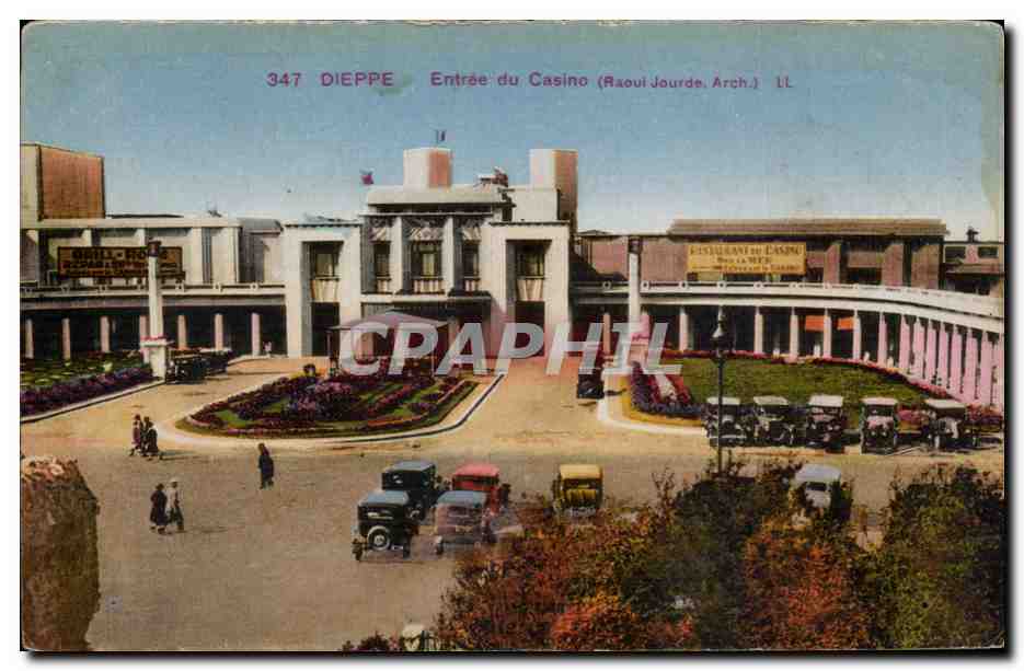 Dieppe - Entree du Casino - CPA 