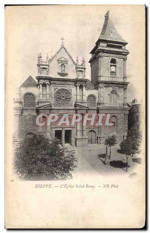 Dieppe - L'Eglise Saint Remy - CPA 