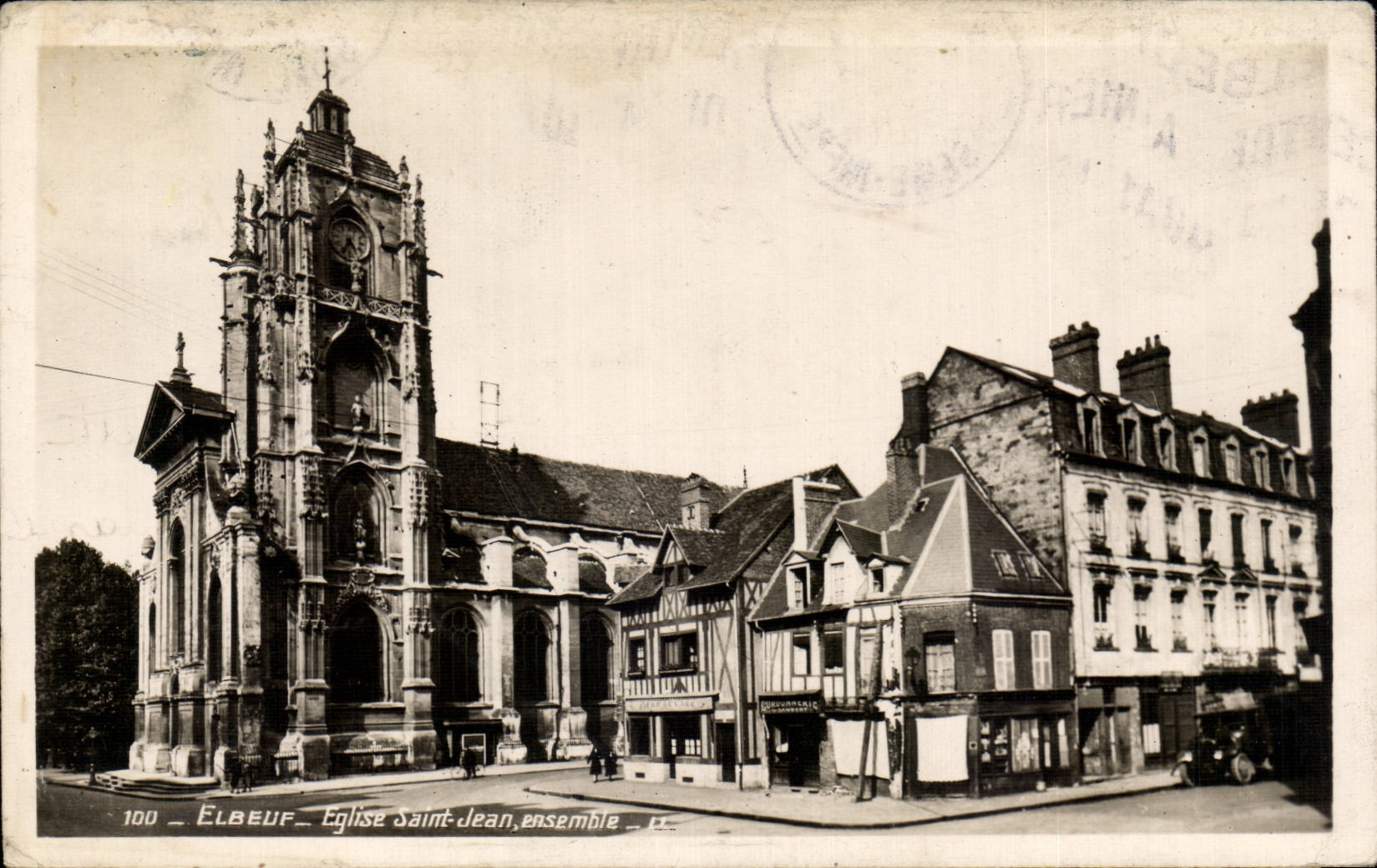Elbeuf St Aubin - L'Eglise Saint Jean - CPA 