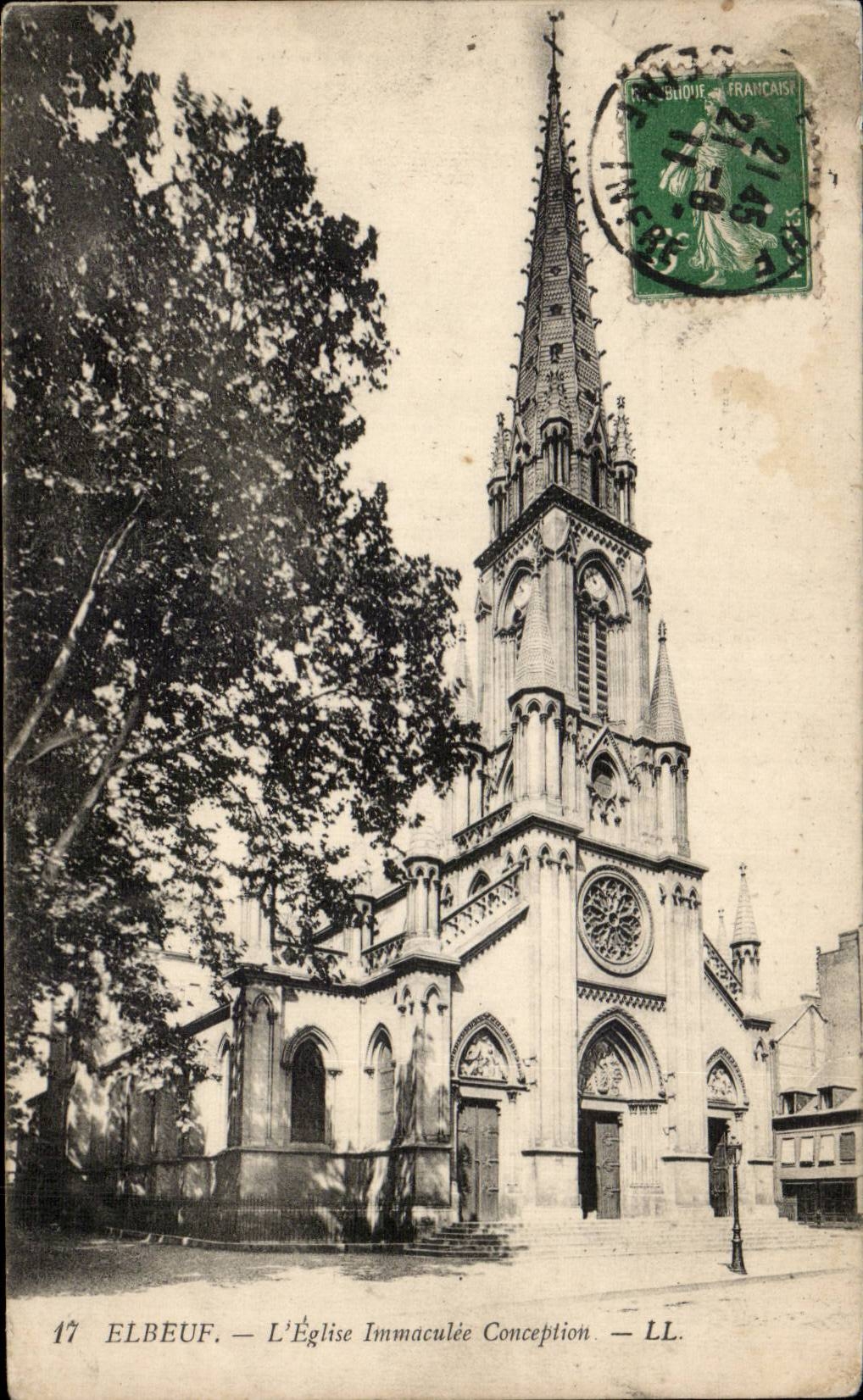 Elbeuf St Aubin - L'Eglise Immaculee Conception - CPA 
